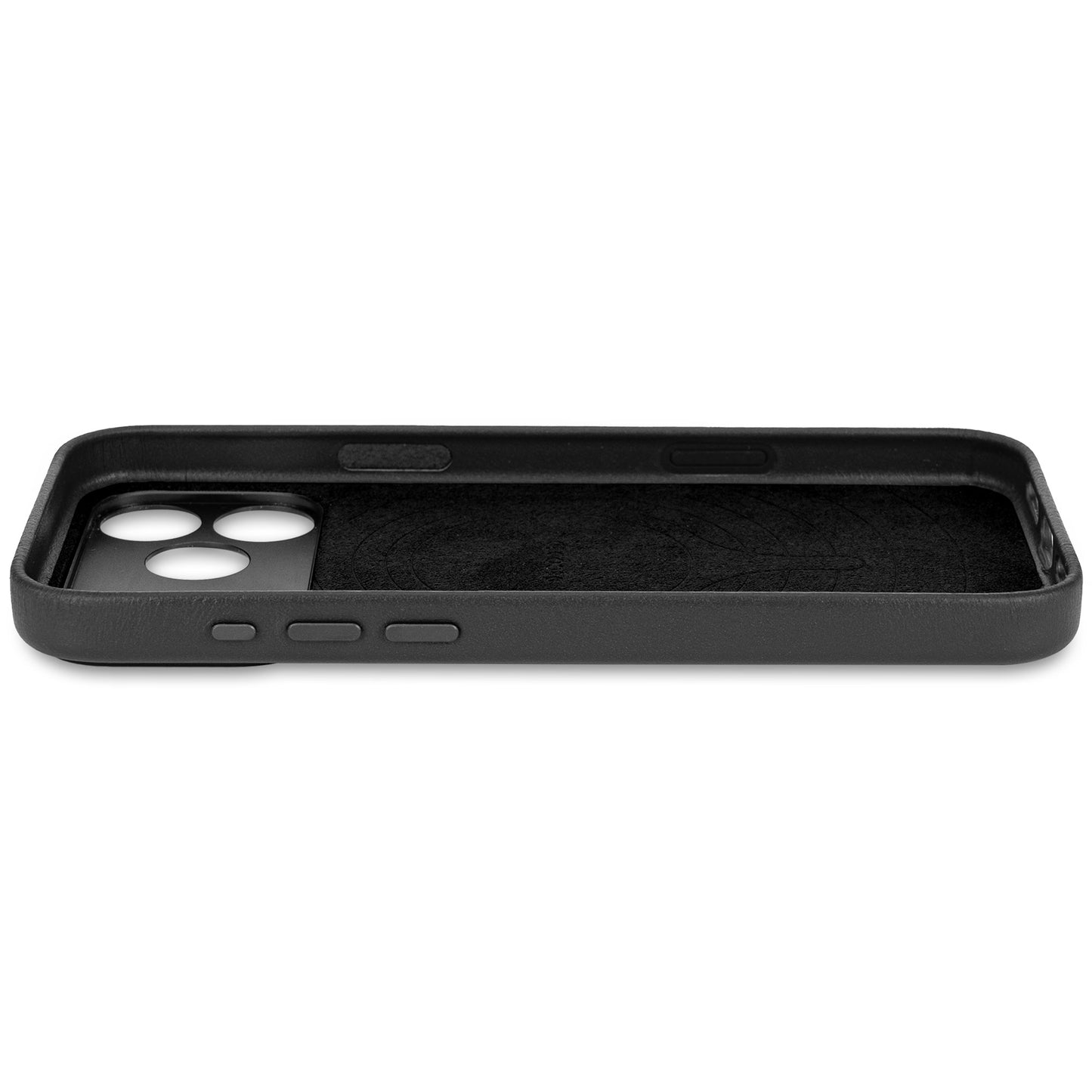 Husa de protectie DECODED pentru iPhone 17 Pro Max, Piele, Negru