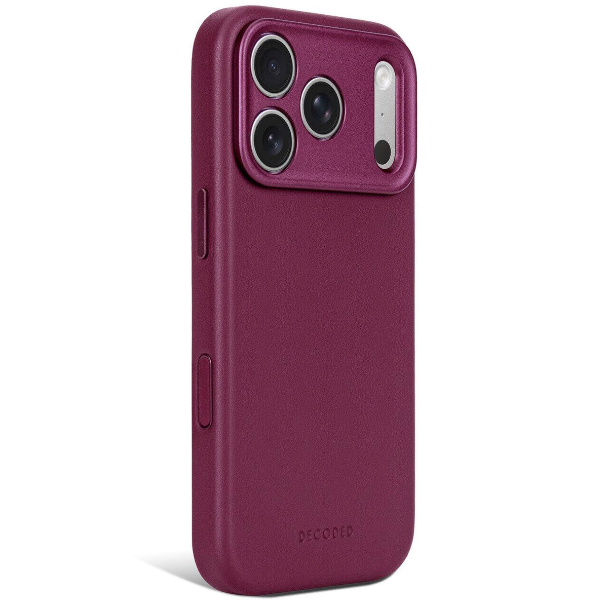 Husa de protectie DECODED pentru iPhone 18 Pro Max, Piele, Burgundy