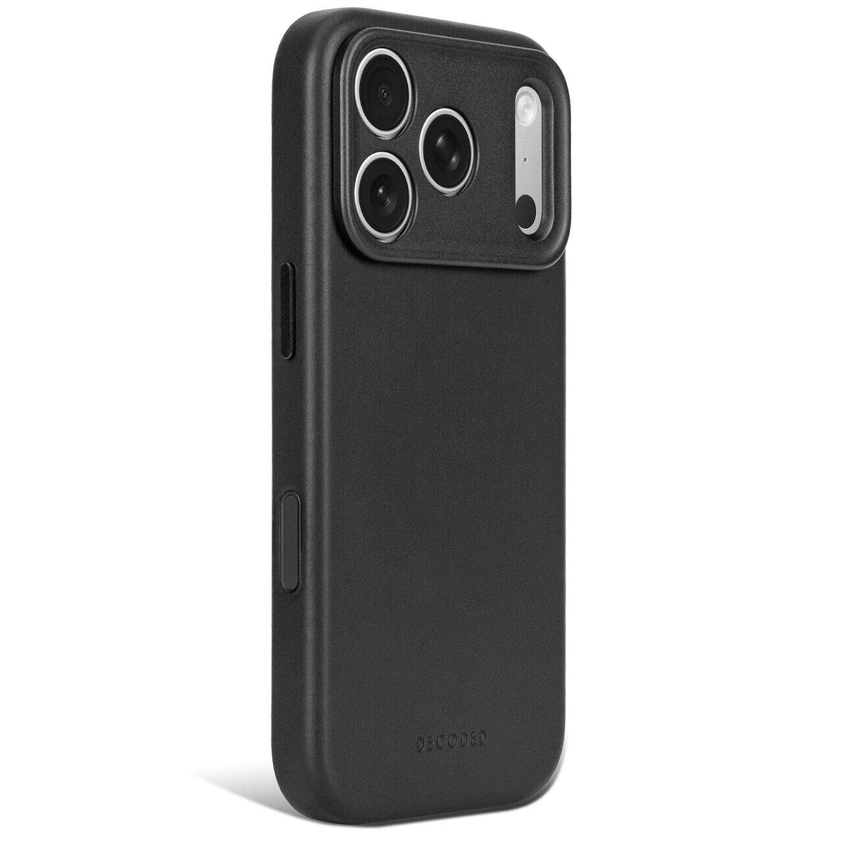 Husa de protectie DECODED pentru iPhone 18 Pro Max, Piele, Negru