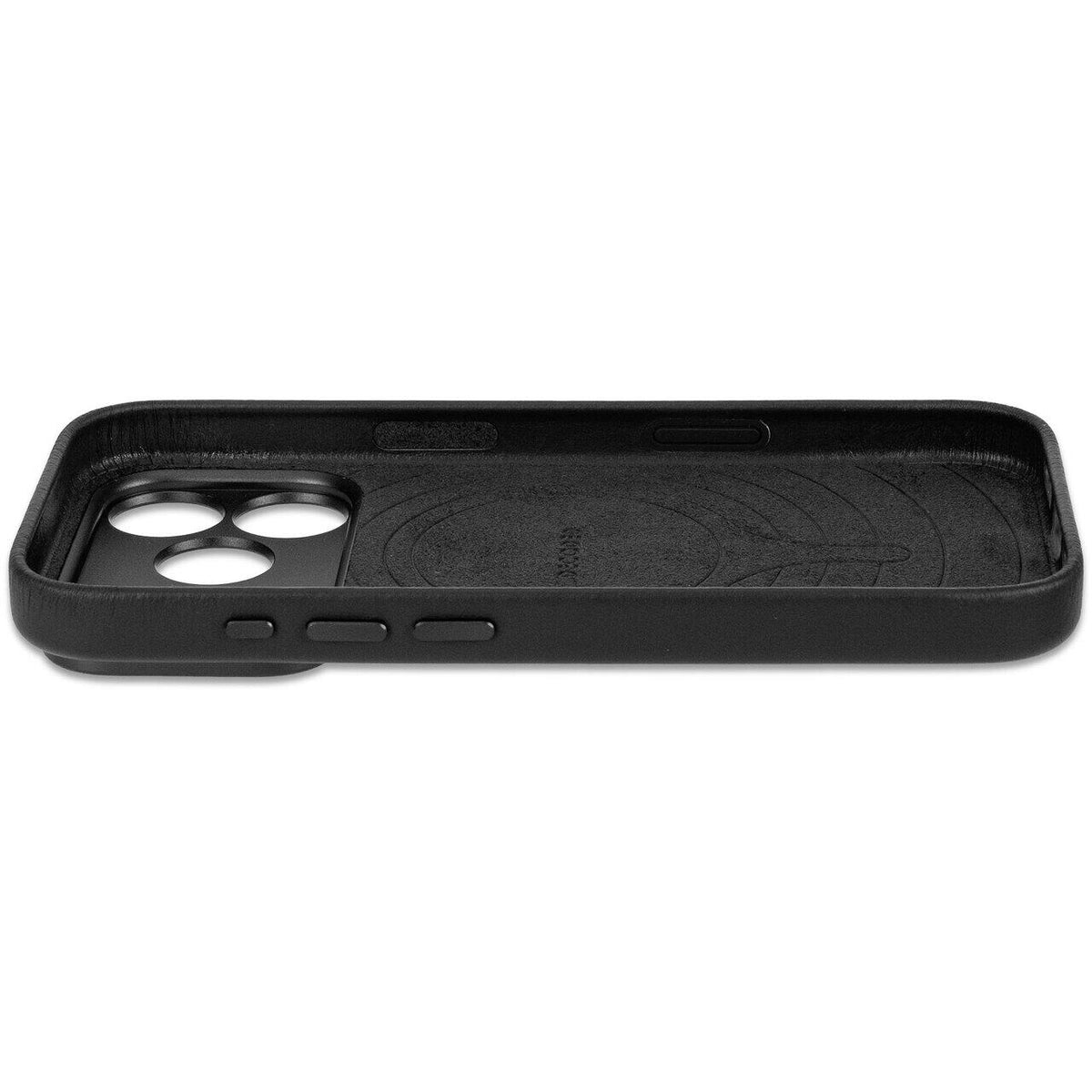 Husa de protectie DECODED pentru iPhone 18 Pro Max, Piele, Negru