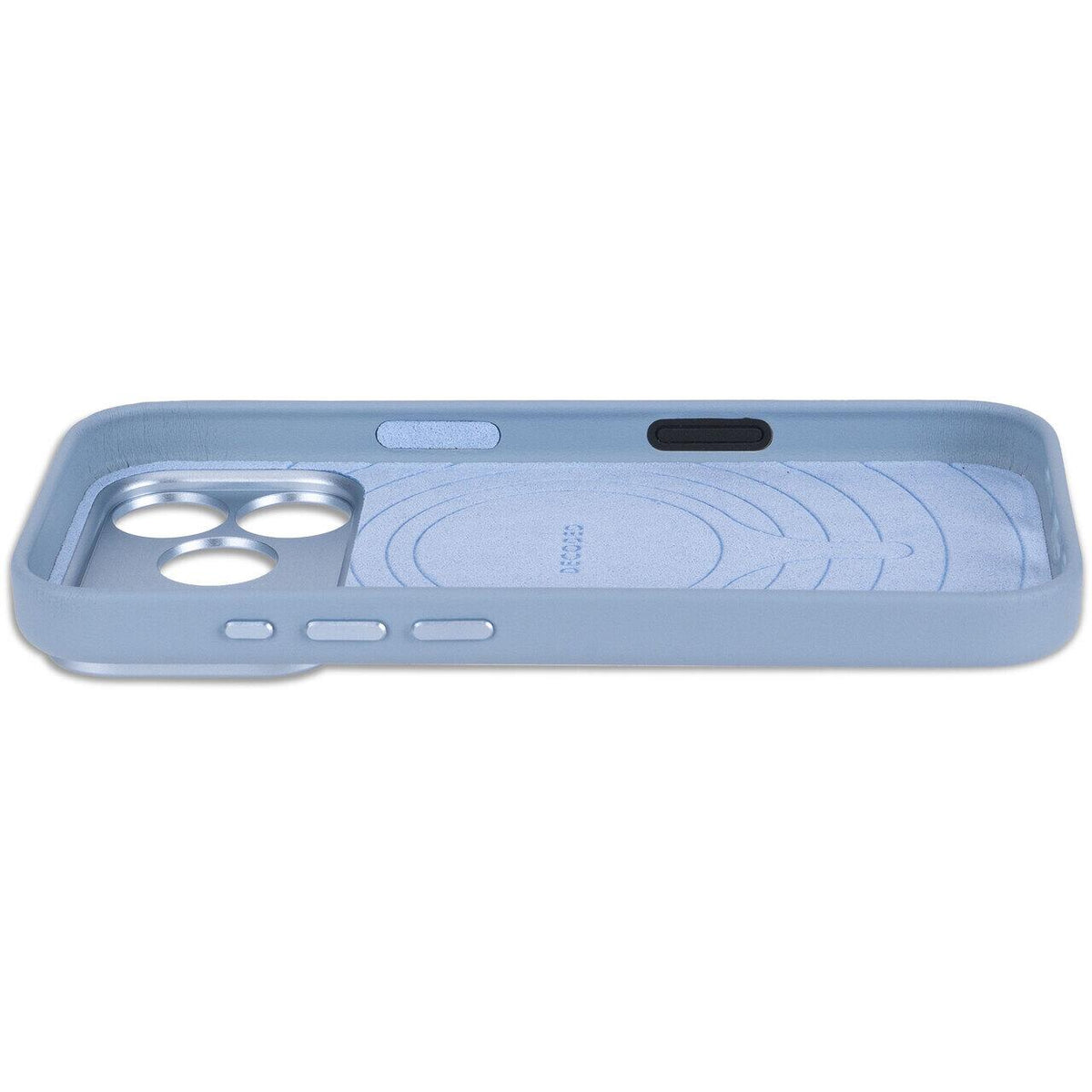 Husa de protectie DECODED pentru iPhone 18 Pro Max, Piele, Albastru deschis