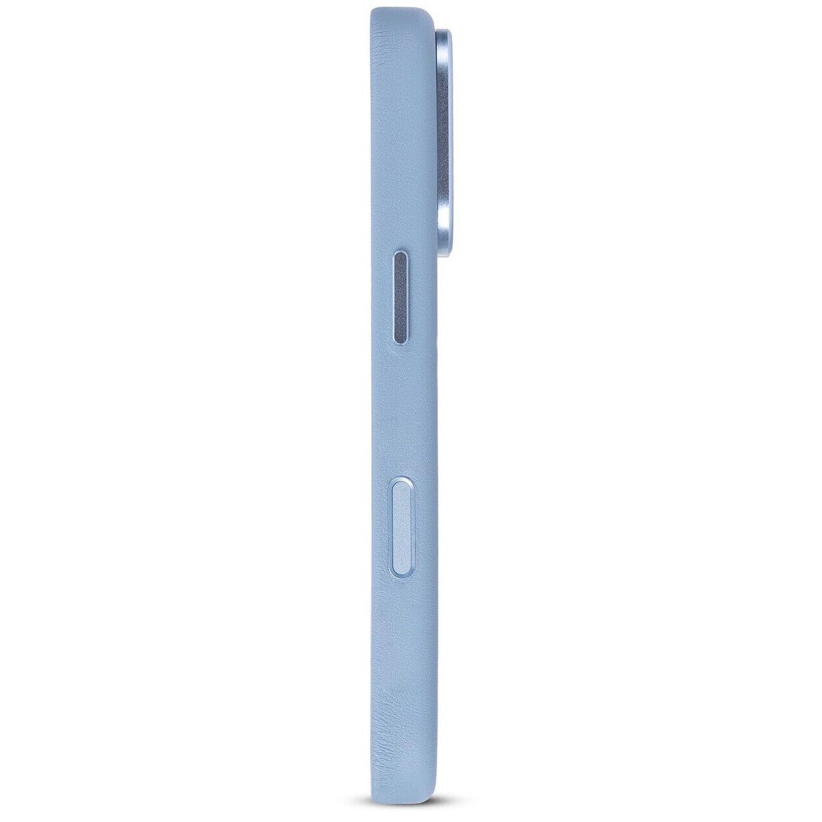 Husa de protectie DECODED pentru iPhone 18 Pro Max, Piele, Albastru deschis