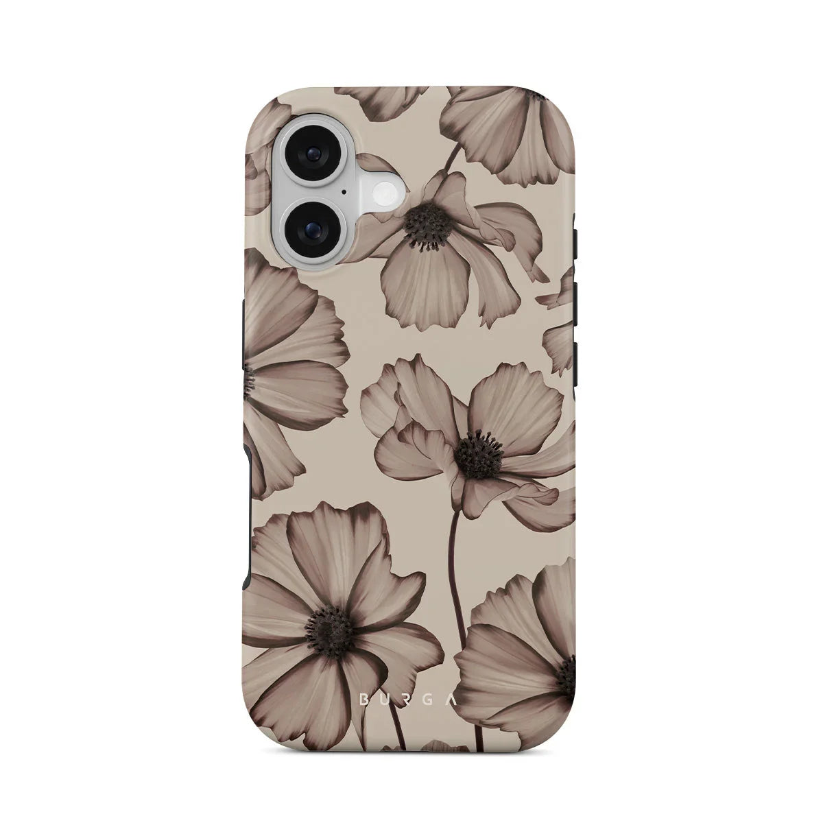 Husa de protectie BURGA pentru iPhone 17, Flori, Bej | iSTYLE