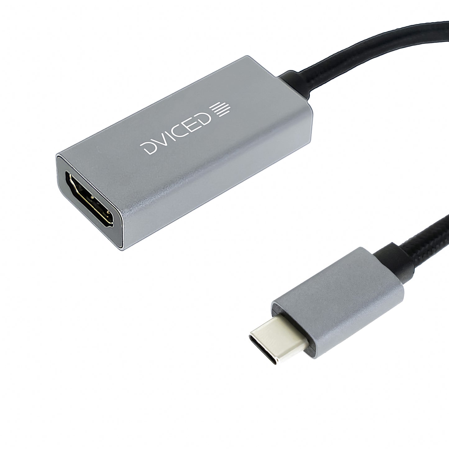 Adaptor DVICED USB-C la HDMI, Gri