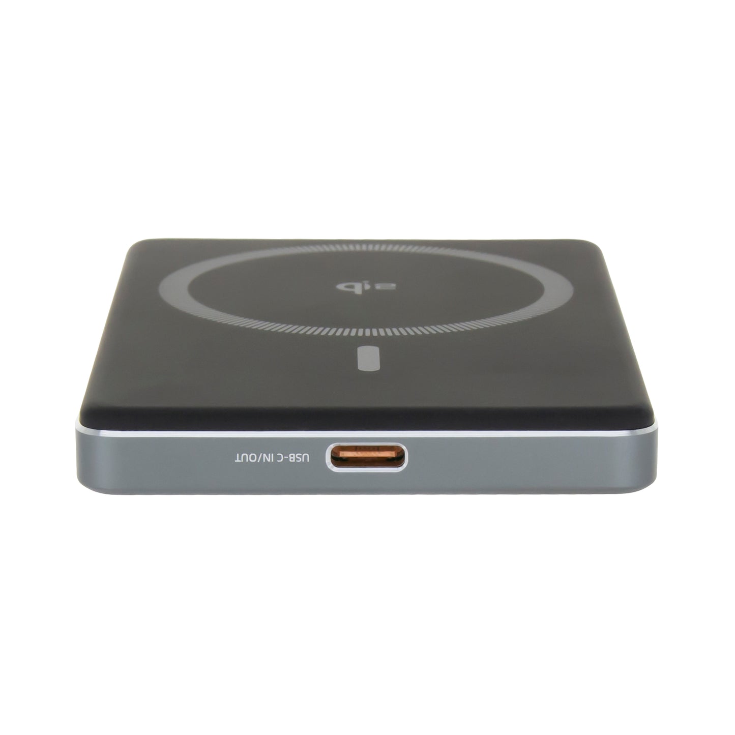 Baterie externa DVICED ultrasubtire, 5.000 mAh, Qi2, MagSafe, Negru-Gri