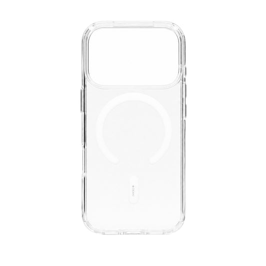 Husa de protectie DVICED pentru iPhone 18 Pro, Silicon, Transparent/Alb