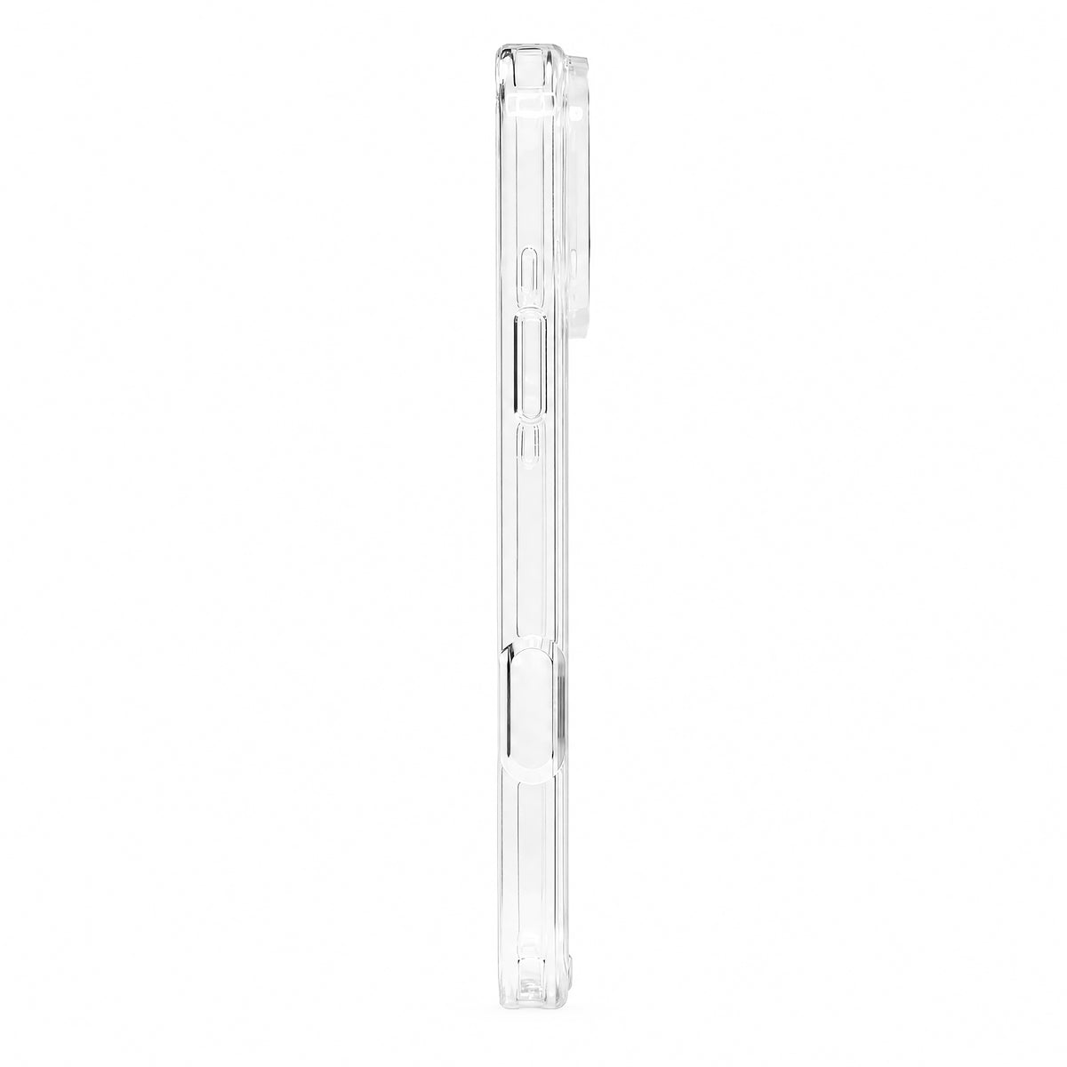 Husa de protectie DVICED pentru iPhone 18 Pro Max, Silicon, Transparent/Alb