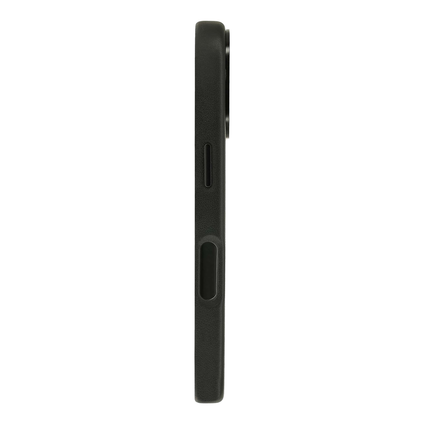 Husa de protectie DVICED pentru iPhone 16, Piele, Negru