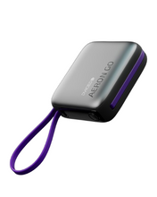 Baterie externa Dviced AERON GO 10000mAh Power Bank, Argintiu
