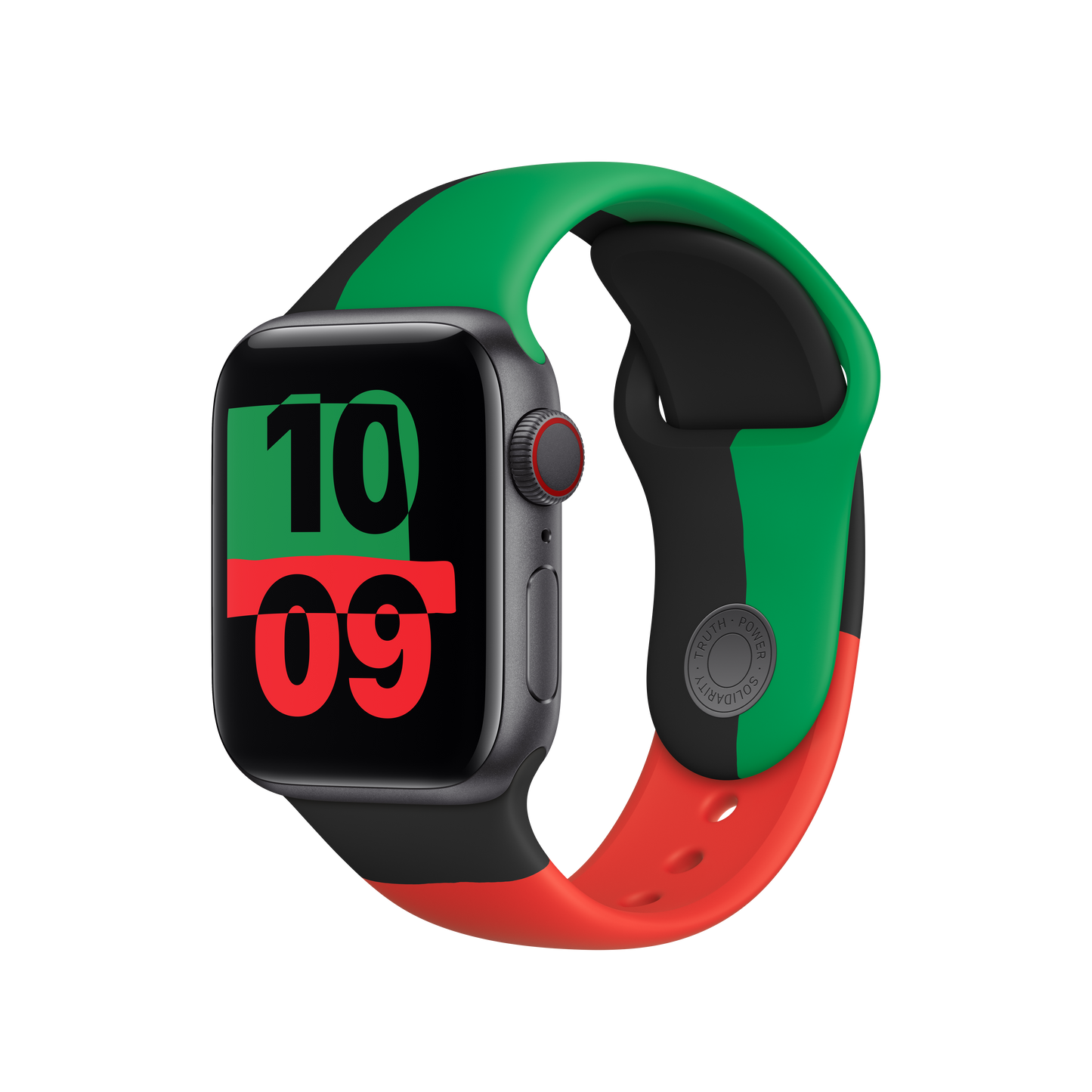 Curea Apple pentru Apple Watch 40mm Black Unity Sport Band - S/M - iSTYLE RO