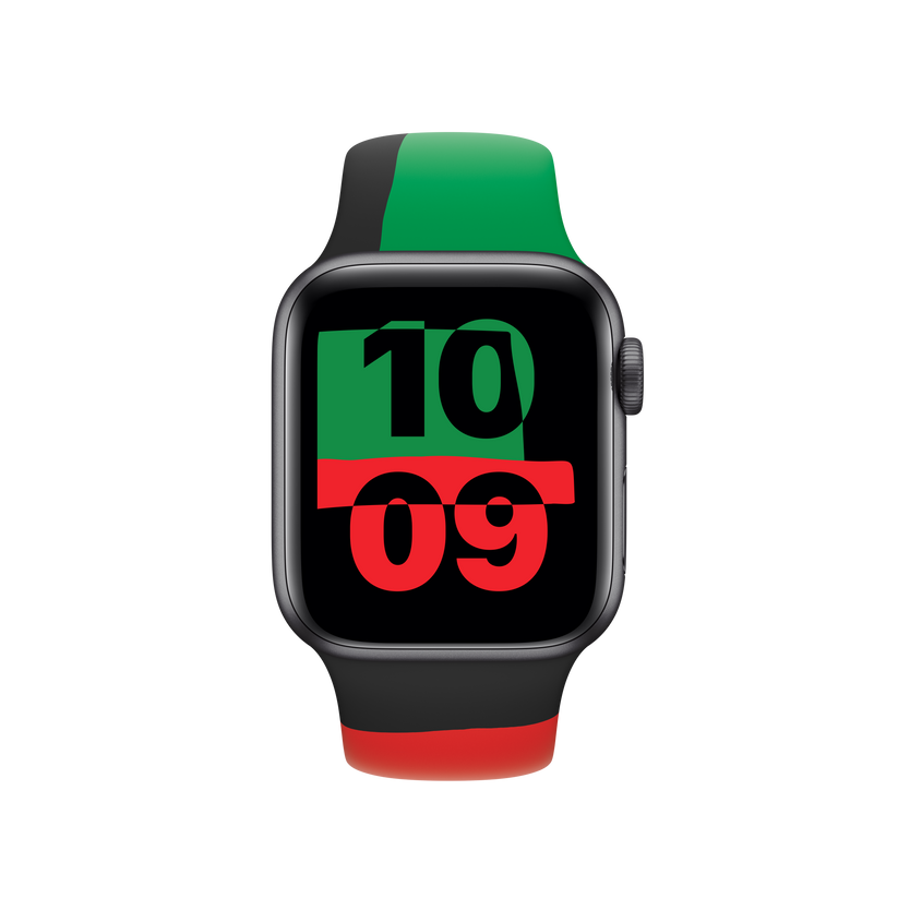 Curea Apple pentru Apple Watch 40mm Black Unity Sport Band - S/M - iSTYLE RO