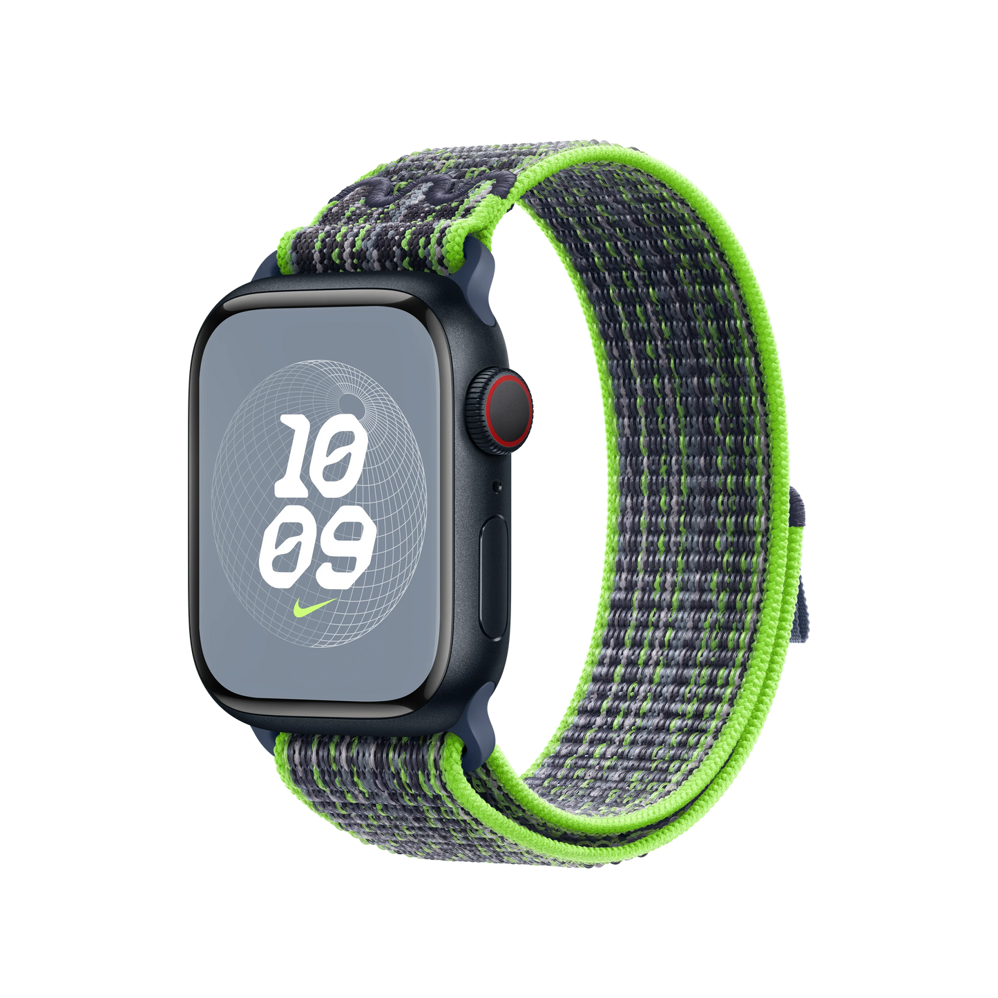 Curea Apple pentru Apple Watch 41mm Bright Green/Blue Nike Sport Loop - iSTYLE RO