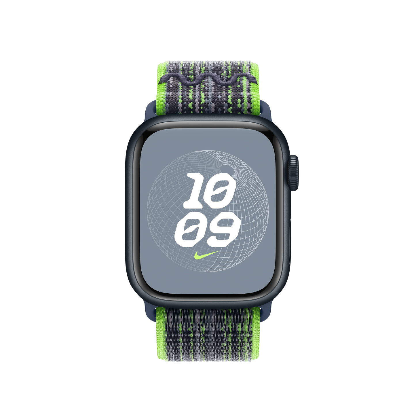 Curea Apple pentru Apple Watch 41mm Bright Green/Blue Nike Sport Loop - iSTYLE RO