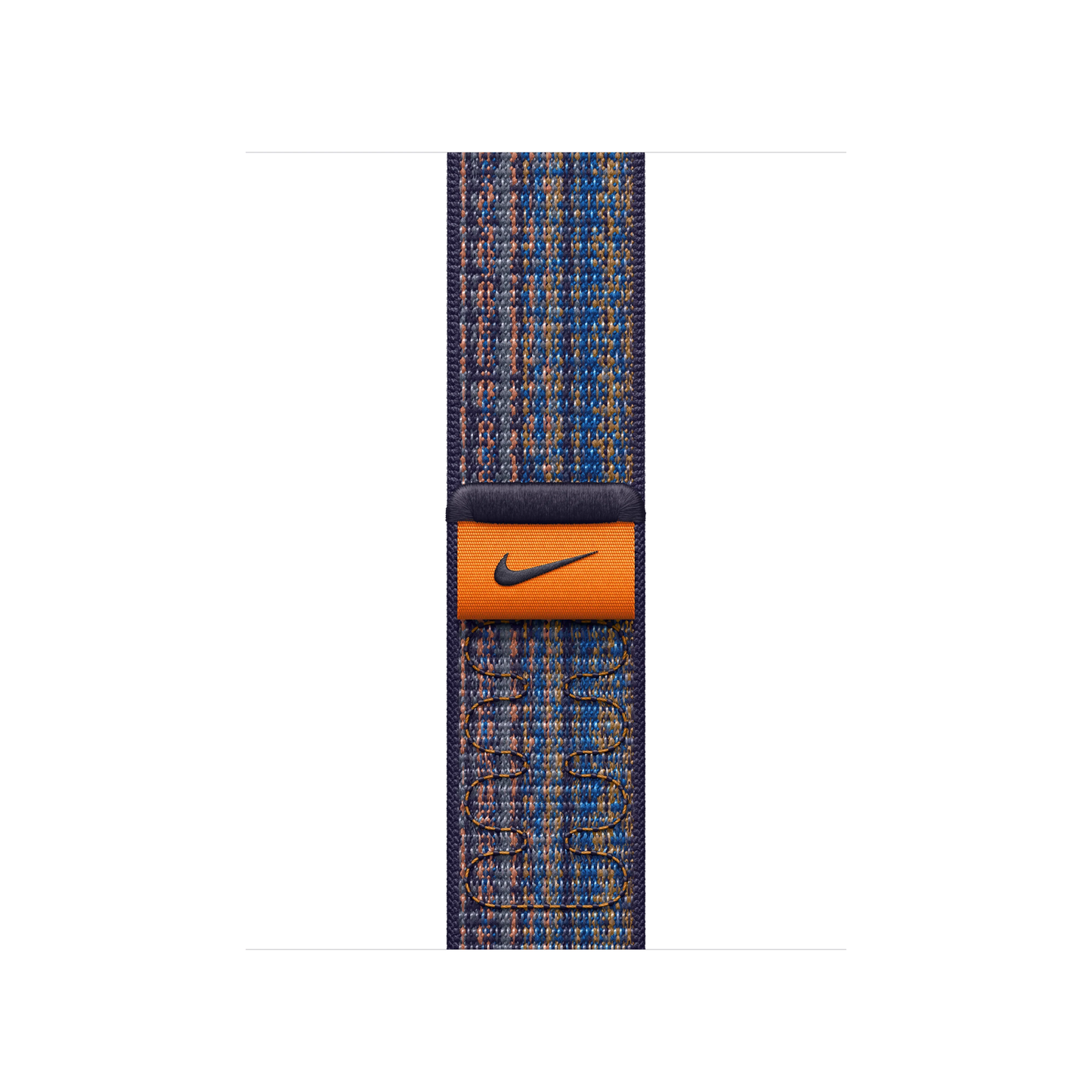 Curea Apple pentru Apple Watch 41mm Game Royal/Orange Nike Sport Loop - iSTYLE RO