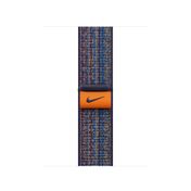 Curea Apple pentru Apple Watch 41mm Game Royal/Orange Nike Sport Loop - iSTYLE RO
