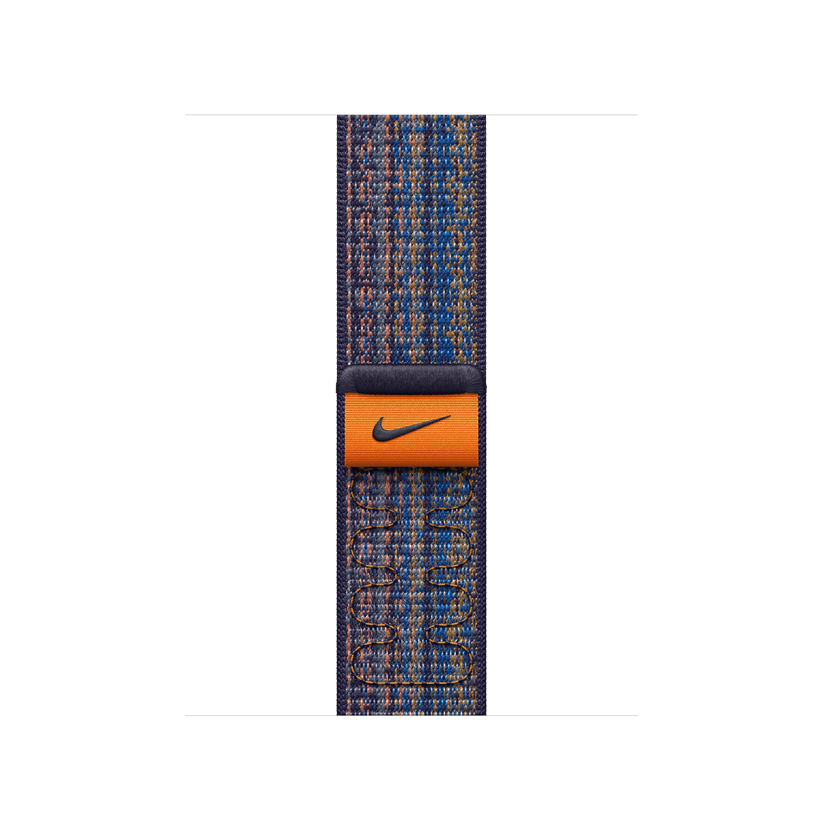Curea Apple pentru Apple Watch 41mm Game Royal/Orange Nike Sport Loop - iSTYLE RO