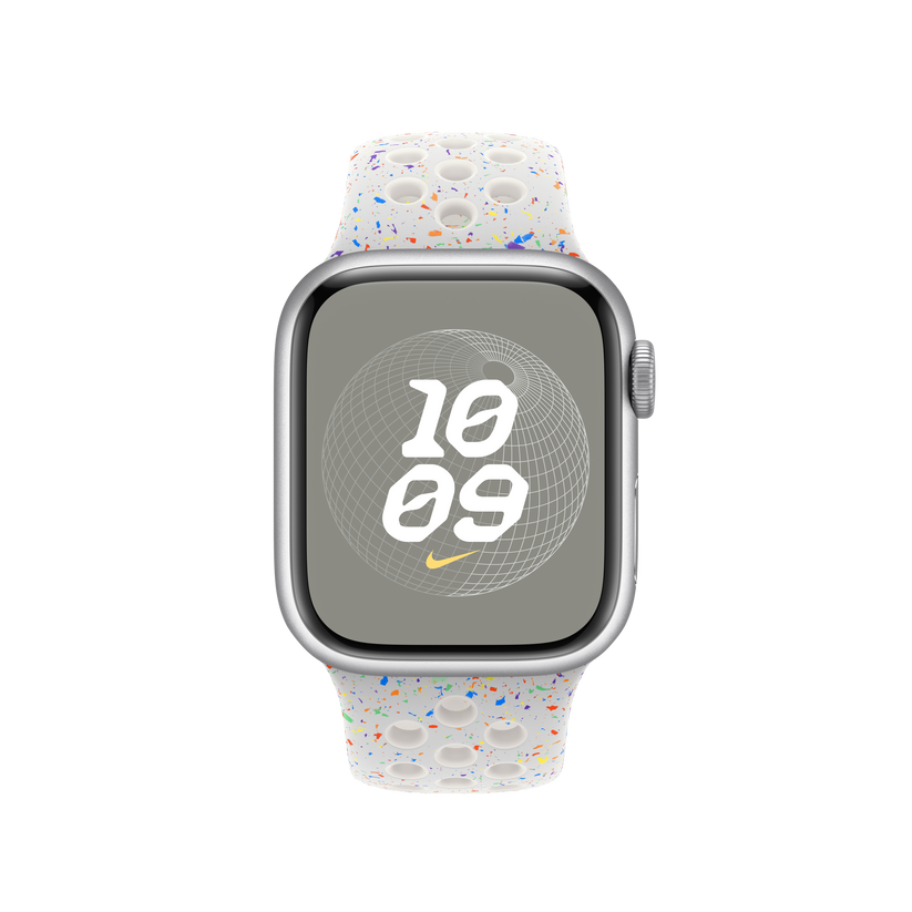 Curea Apple pentru Apple Watch 41mm Pure Platinum Nike Sport Band - M/L - iSTYLE RO