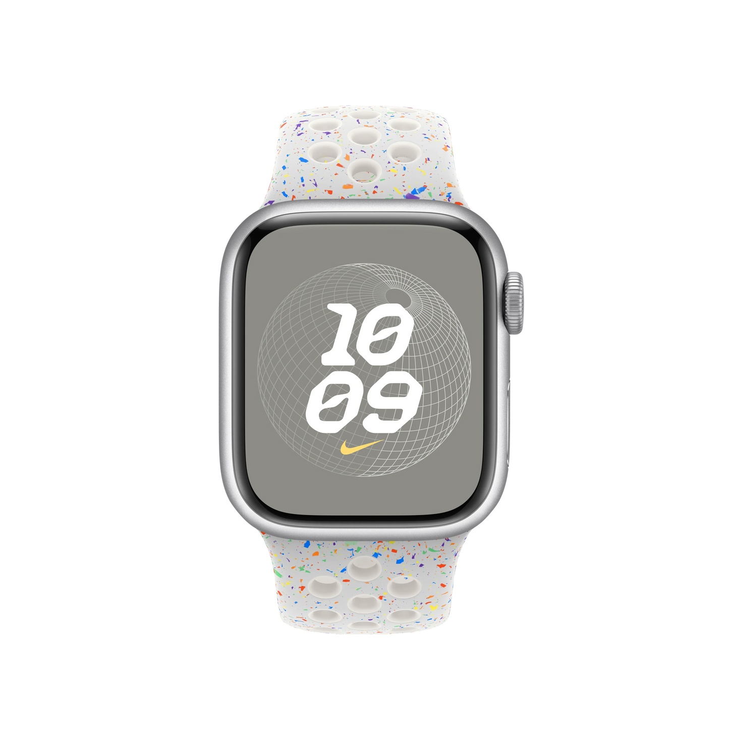 Curea Apple pentru Apple Watch 41mm Pure Platinum Nike Sport Band - S/M - iSTYLE RO