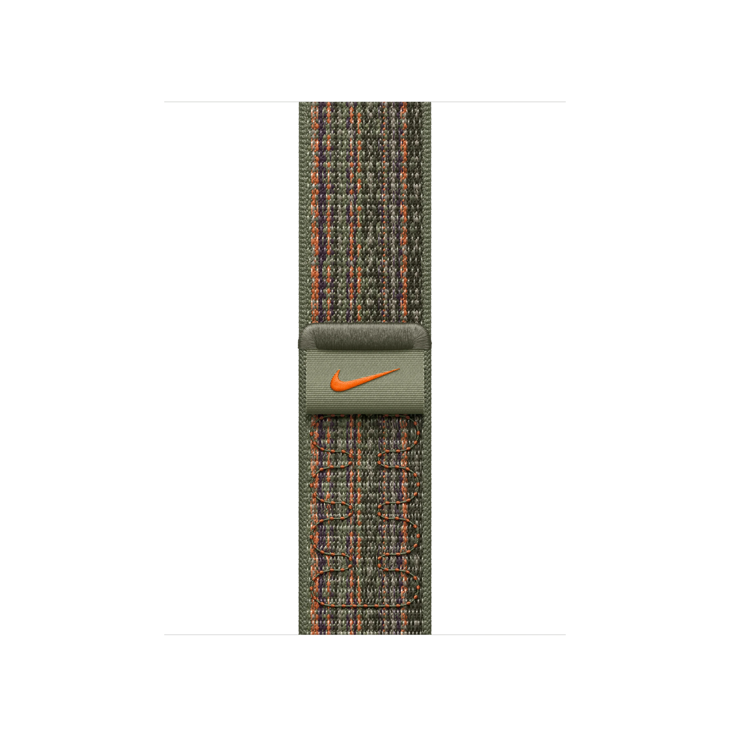 Curea Apple pentru Apple Watch 41mm Sequoia/Orange Nike Sport Loop - iSTYLE RO