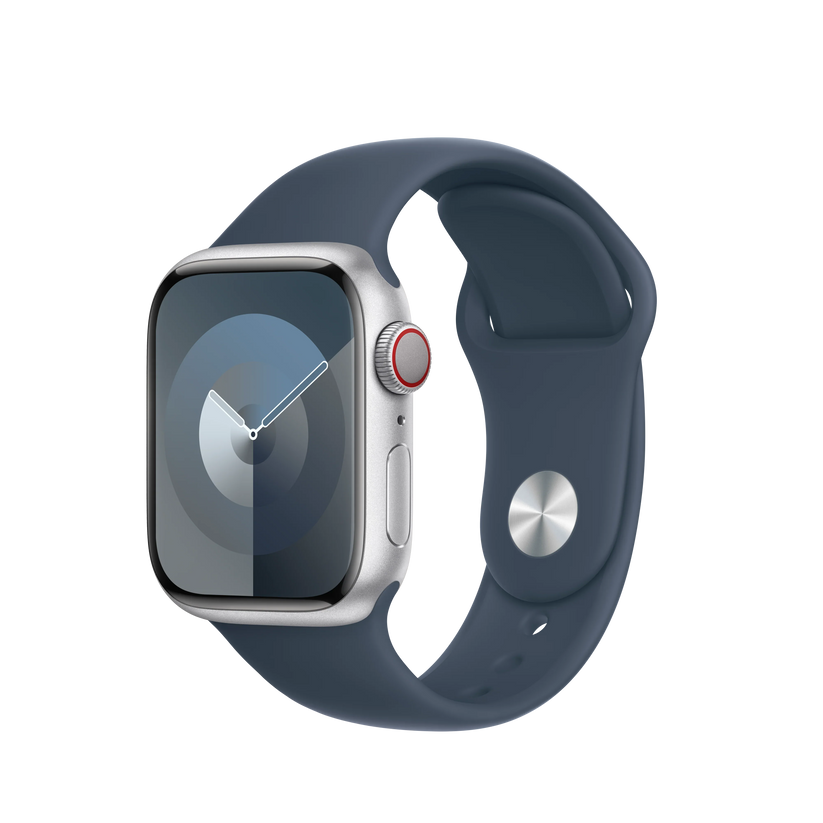 Curea Apple pentru Apple Watch 41mm Storm Blue Sport Band - S/M - iSTYLE RO