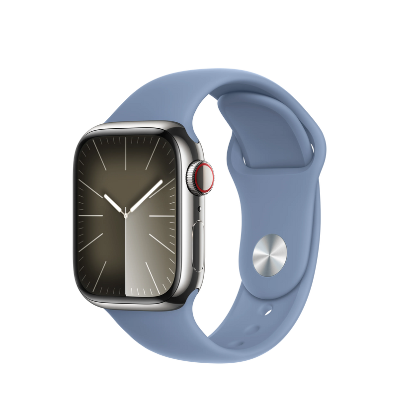 Curea Apple pentru Apple Watch 41mm Winter Blue Sport Band - M/L - iSTYLE RO