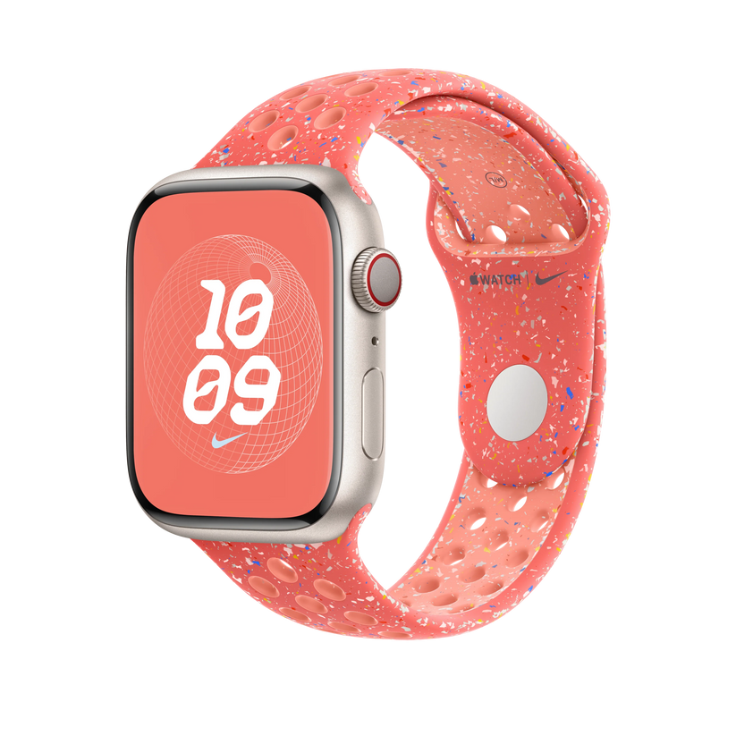 Curea Apple pentru Apple Watch 45mm Magic Ember Nike Sport Band - S/M - iSTYLE RO