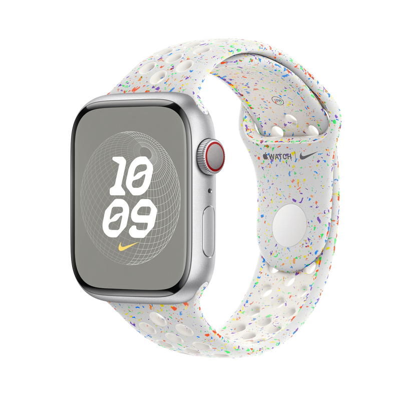 Curea Apple pentru Apple Watch 45mm Pure Platinum Nike Sport Band - M/L - iSTYLE RO