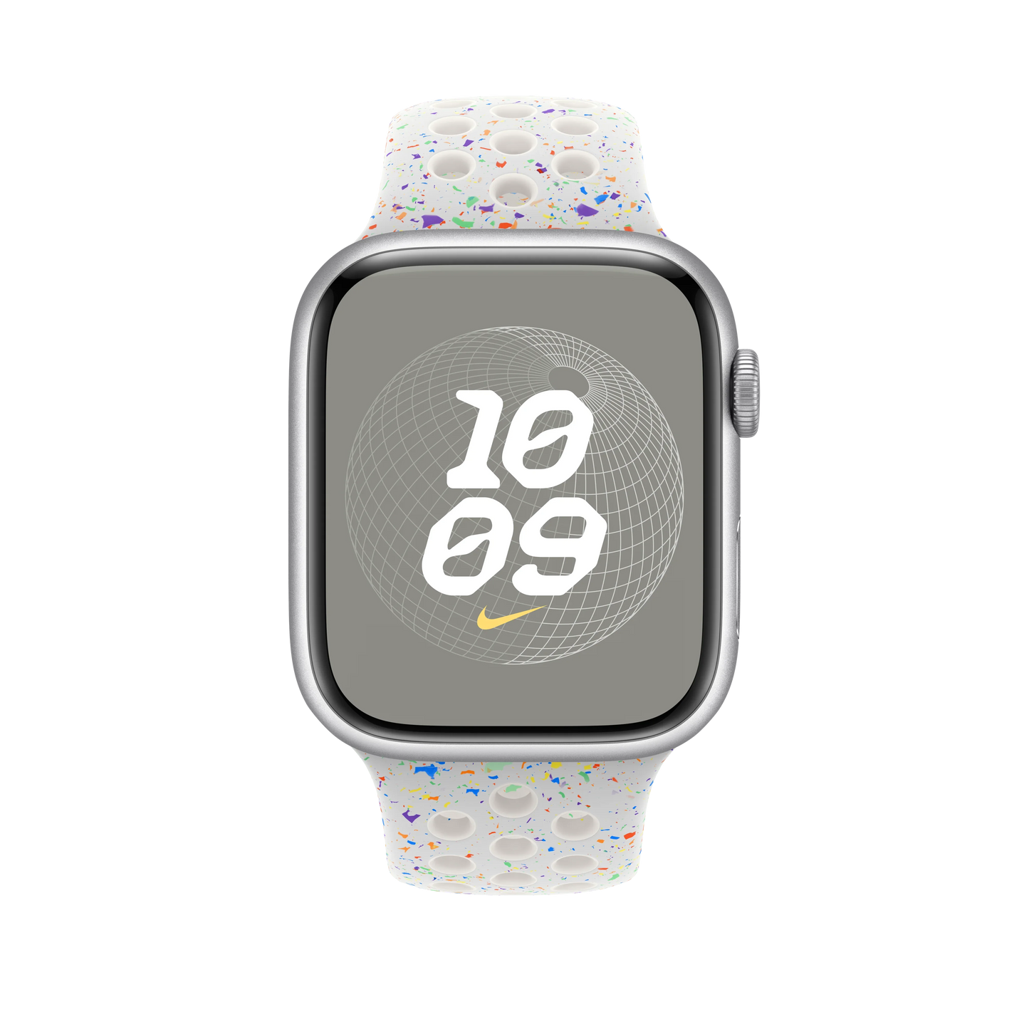 Curea Apple pentru Apple Watch 45mm Pure Platinum Nike Sport Band - M/L - iSTYLE RO