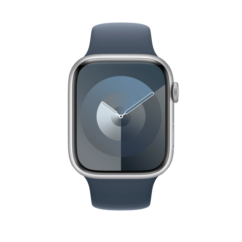 Curea Apple pentru Apple Watch 45mm Storm Blue Sport Band - S/M - iSTYLE RO