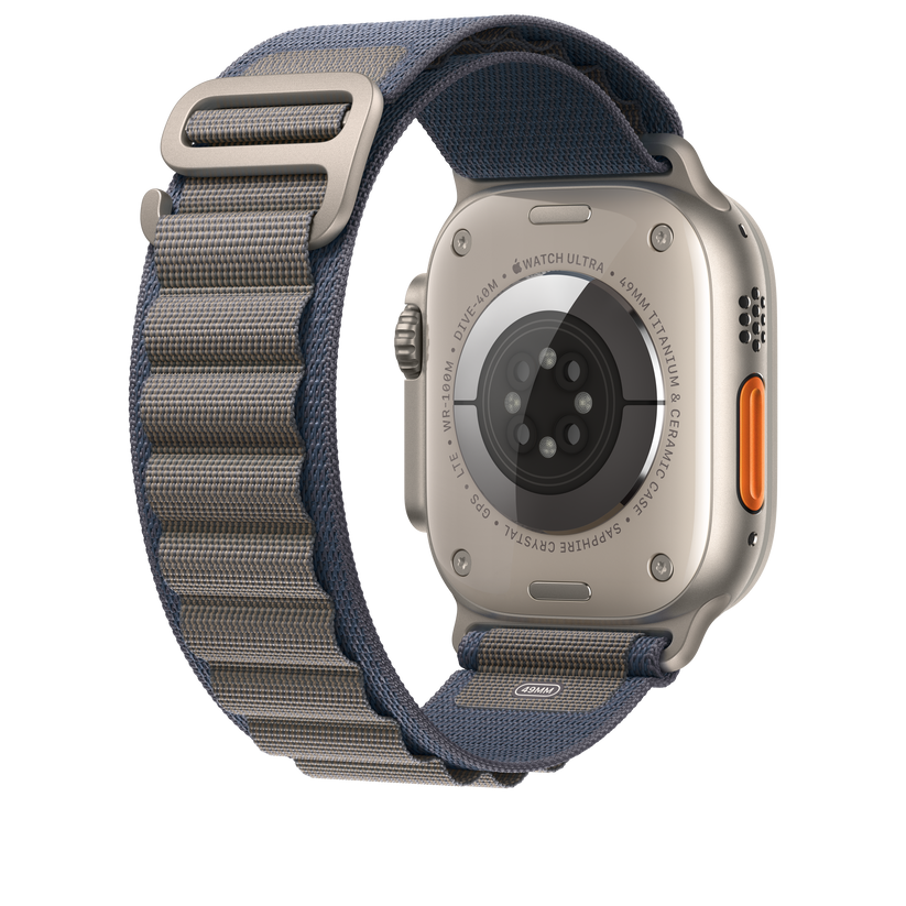 Curea Apple pentru Apple Watch Ultra 49mm Blue Alpine Loop - Medium - iSTYLE RO
