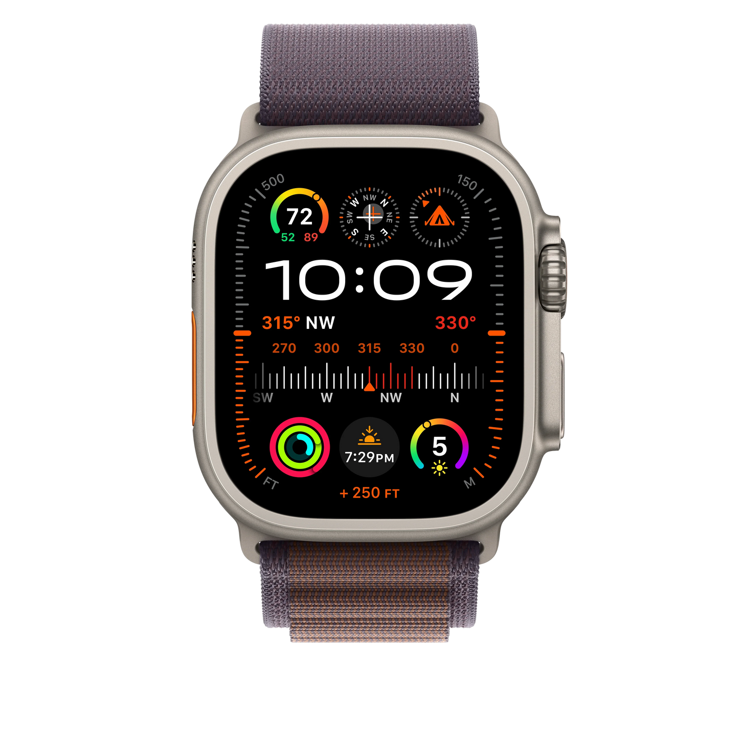 Curea Apple pentru Apple Watch Ultra 49mm Indigo Alpine Loop - Large - iSTYLE RO