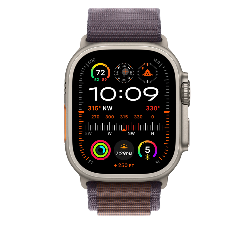 Curea Apple pentru Apple Watch Ultra 49mm Indigo Alpine Loop - Large - iSTYLE RO