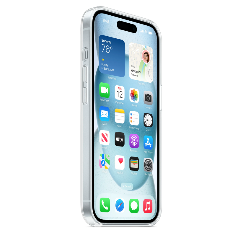 Husa de protectie Apple cu MagSafe pentru iPhone 15, Transparent - iSTYLE RO