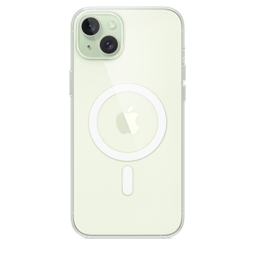 Husa de protectie Apple cu MagSafe pentru iPhone 15 Plus, Transparent - iSTYLE RO