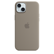 Husa de protectie Apple cu MagSafe pentru iPhone 15 Plus, Silicon, Gri - iSTYLE RO