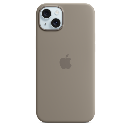 Husa de protectie Apple cu MagSafe pentru iPhone 15 Plus, Silicon, Gri - iSTYLE RO