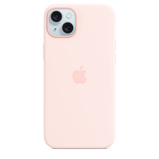 Husa de protectie Apple cu MagSafe pentru iPhone 15 Plus, Silicon, Roz - iSTYLE RO