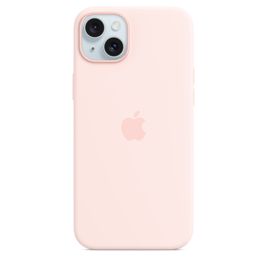Husa de protectie Apple cu MagSafe pentru iPhone 15 Plus, Silicon, Roz - iSTYLE RO