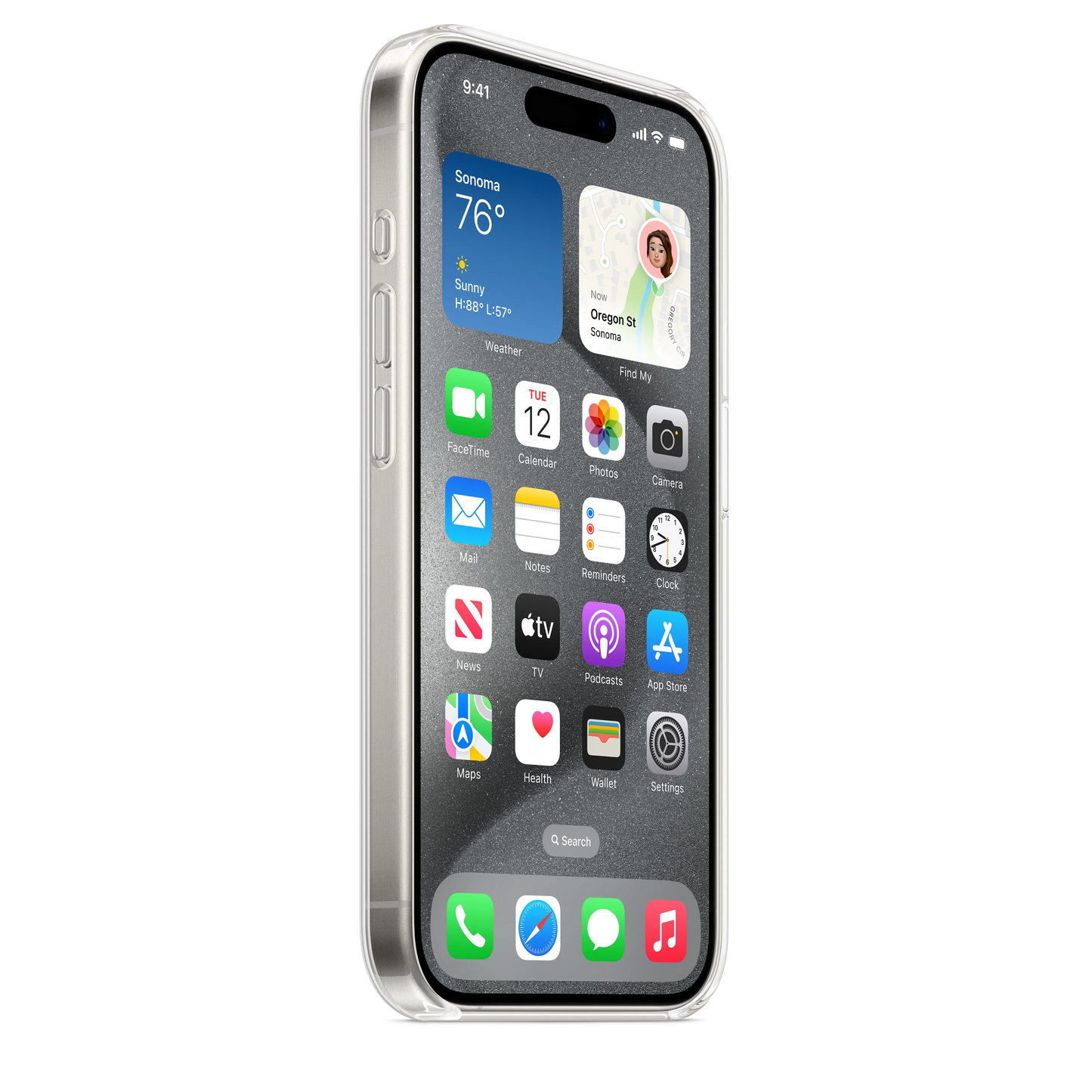 Husa de protectie Apple cu MagSafe pentru iPhone 15 Pro, Transparent - iSTYLE RO