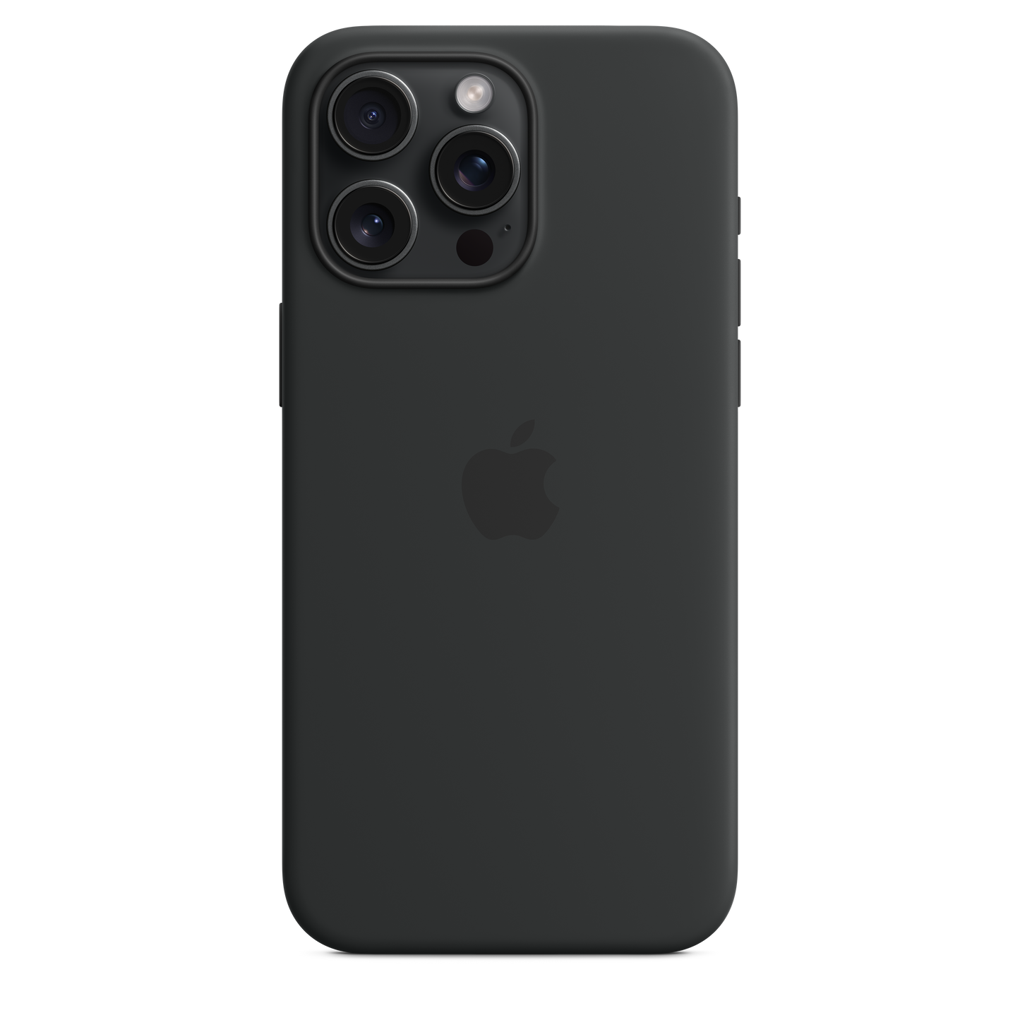 Husa de protectie Apple cu MagSafe pentru iPhone 15 Pro Max, Silicon, Negru - iSTYLE RO