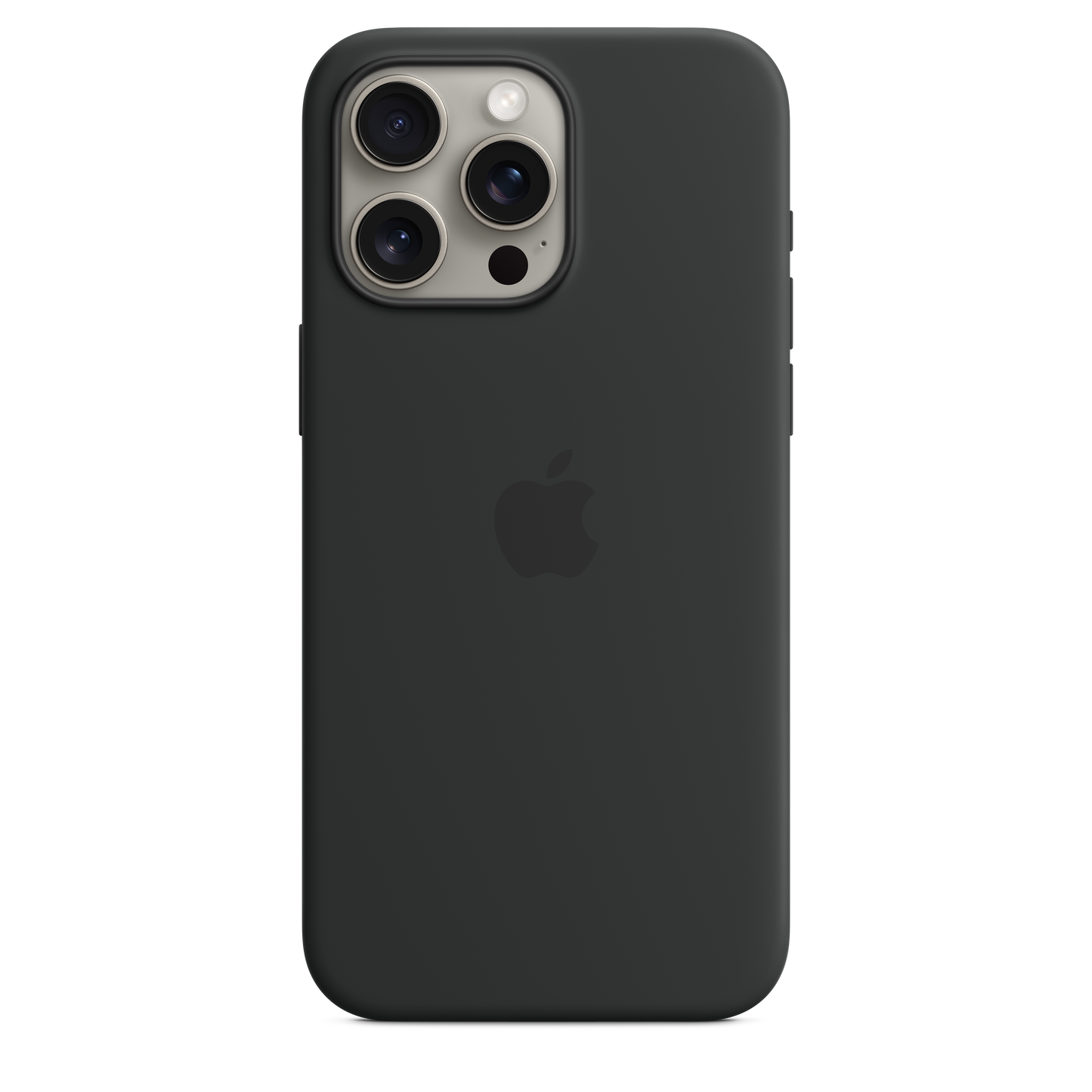 Husa de protectie Apple cu MagSafe pentru iPhone 15 Pro Max, Silicon, Negru - iSTYLE RO