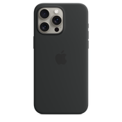 Husa de protectie Apple cu MagSafe pentru iPhone 15 Pro Max, Silicon, Negru - iSTYLE RO