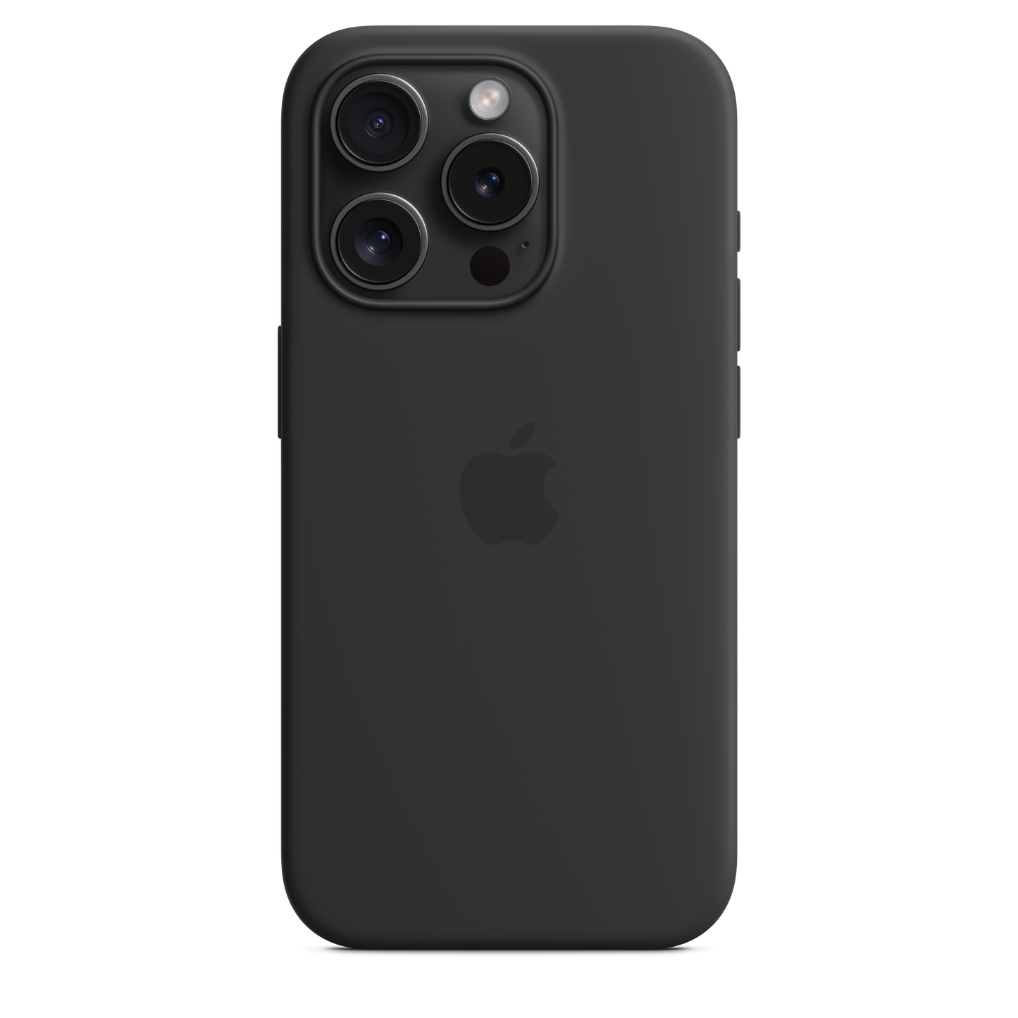 Husa de protectie Apple cu MagSafe pentru iPhone 15 Pro, Silicon, Negru - iSTYLE RO