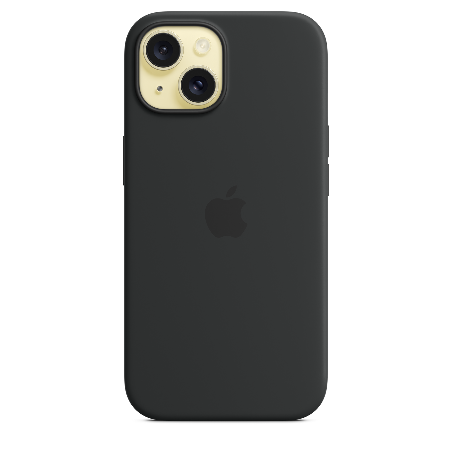 Husa de protectie Apple cu MagSafe pentru iPhone 15, Silicon, Negru - iSTYLE RO