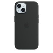 Husa de protectie Apple cu MagSafe pentru iPhone 15, Silicon, Negru - iSTYLE RO