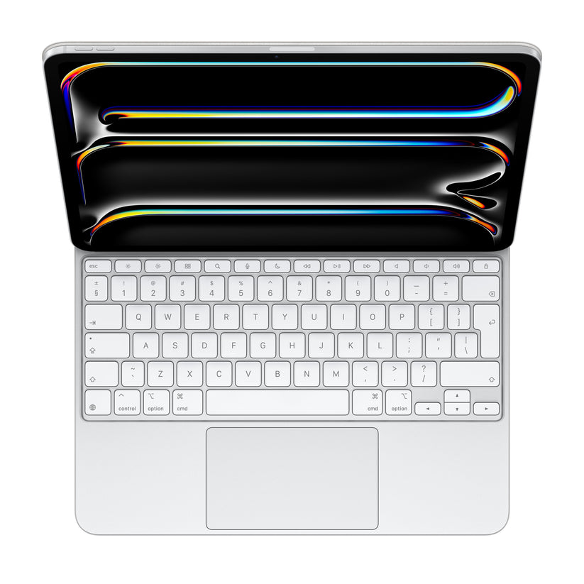 Husa cu tastatura Magic Keyboard pentru iPad Pro 13" (M4) Alb, layout US - iSTYLE RO