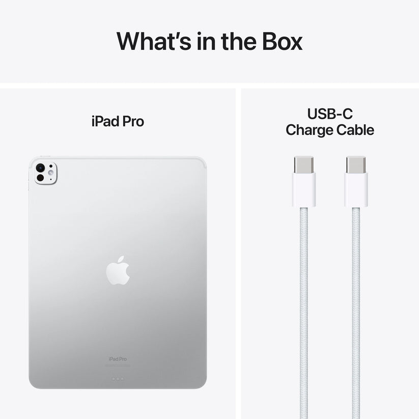 iPad Pro 13" M4, 1TB, Wi-Fi, Standard Glass, Silver - iSTYLE RO