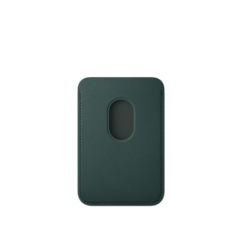 Portofel Apple pentru iPhone FineWoven Wallet cu MagSafe, Dark Green - iSTYLE RO
