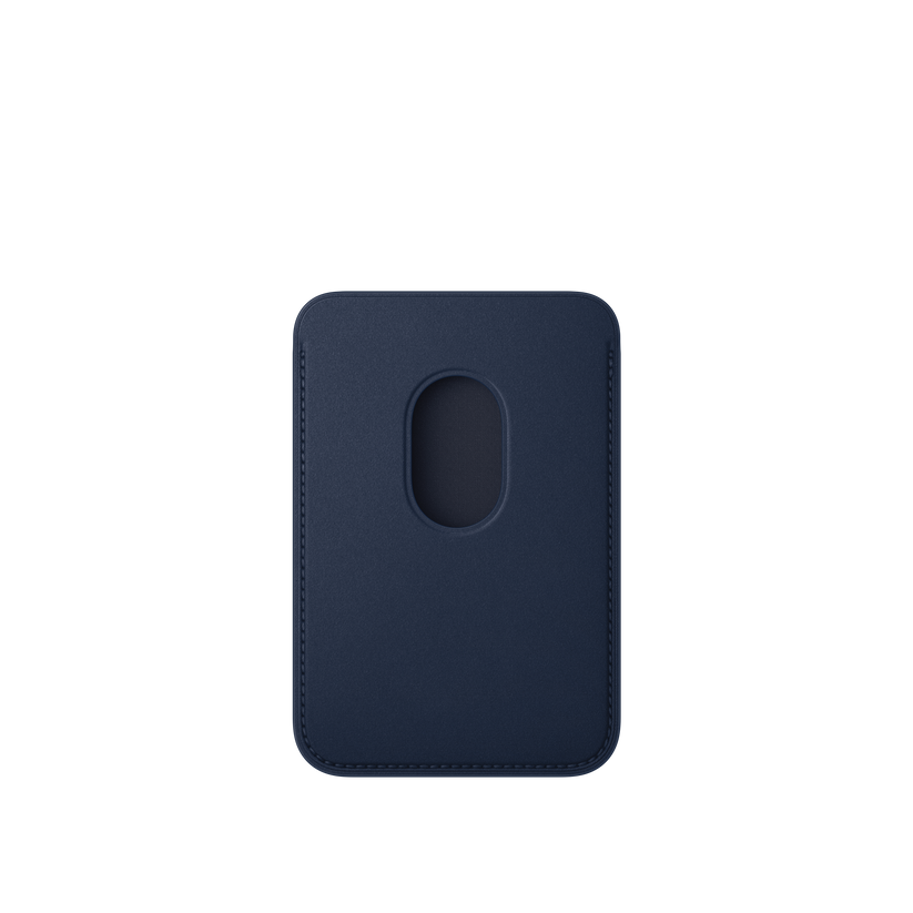 Portofel Apple pentru iPhone FineWoven Wallet cu MagSafe, Deep Blue - iSTYLE RO