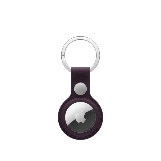 Breloc AirTag FineWoven Key Ring - Blackberry - iSTYLE RO